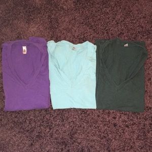 American Apparel V-Necks (3)